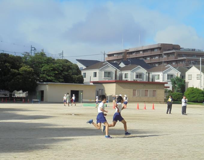 陸上練習、ようやくの開始