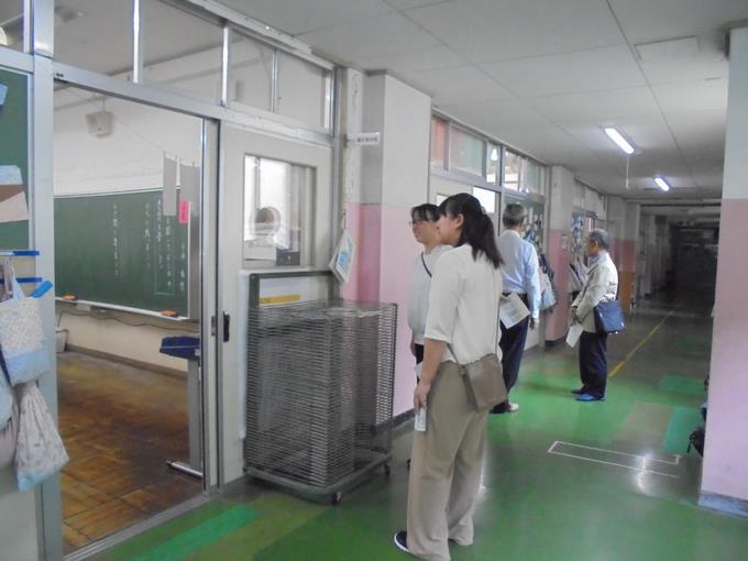 地域授業参観の様子１
