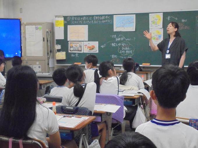 5年社会科授業の様子