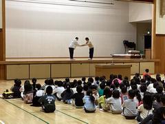 児童会の鍵の引き渡し