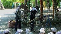 自転車の指導