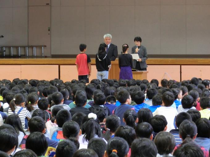 表彰の様子