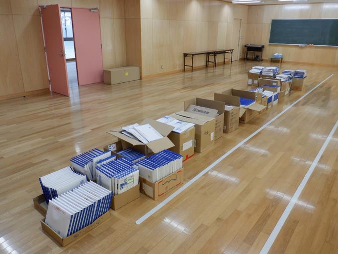 発送準備の様子①