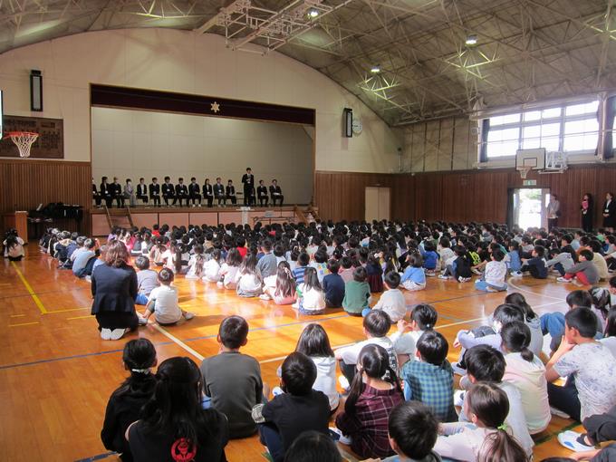 着任された先生方から挨拶