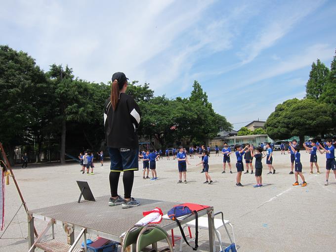 6年生 ダンスの練習