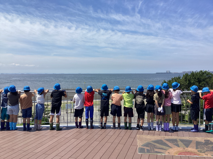 三番瀬の海の広さを実感!