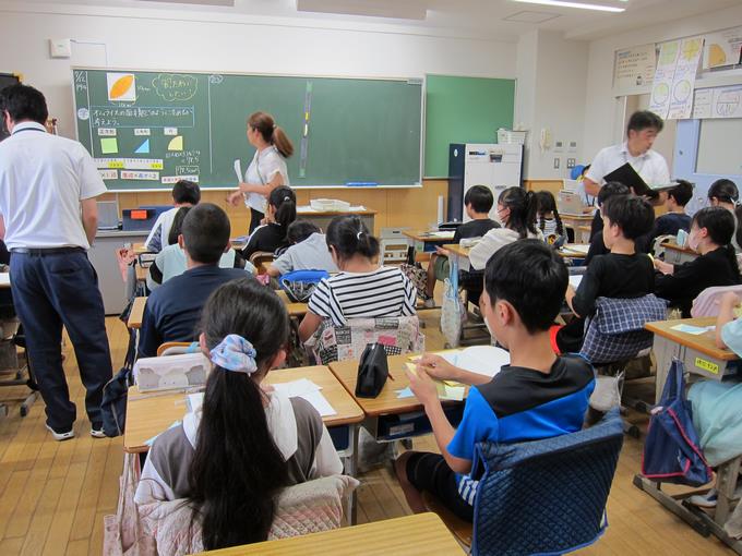 6年生の授業の様子