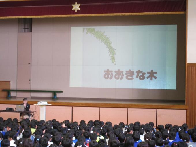 校長先生による読み聞かせ