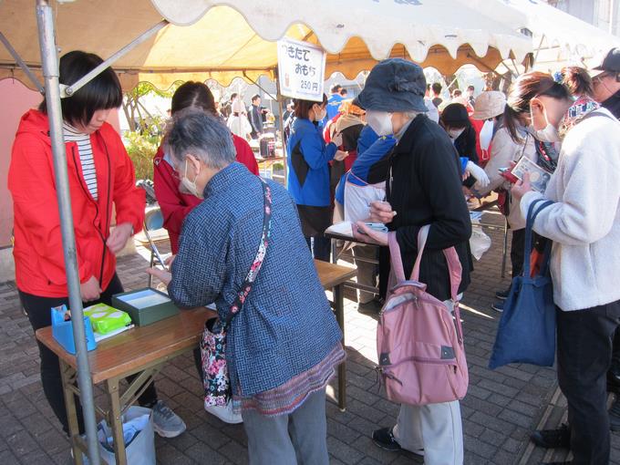 販売ブースでの様子