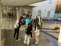 計画委員が呼びかけをしてい