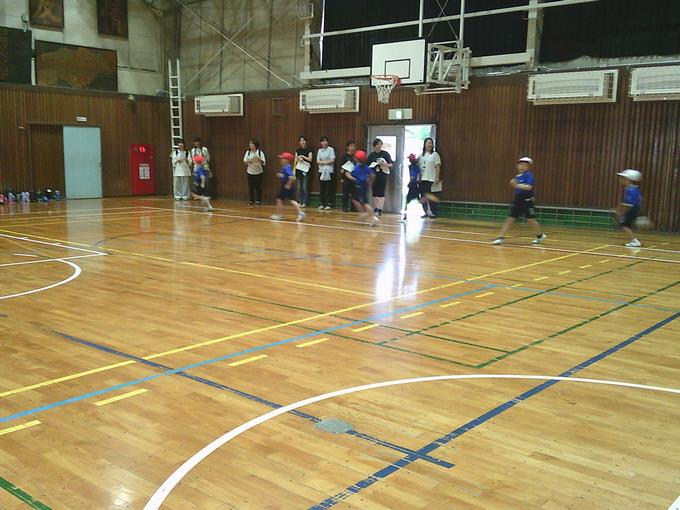 体育の授業参観