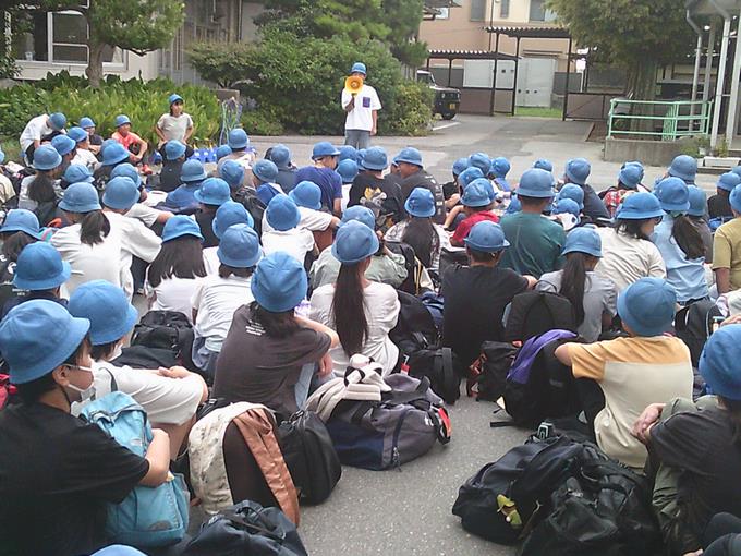 出発式　実行委員の話