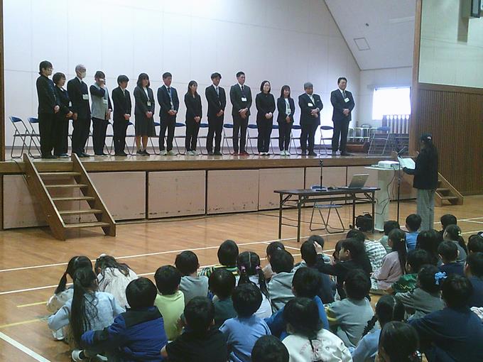 離任式　児童代表の言葉