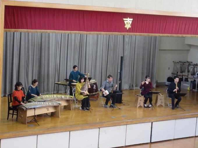 邦楽器の演奏