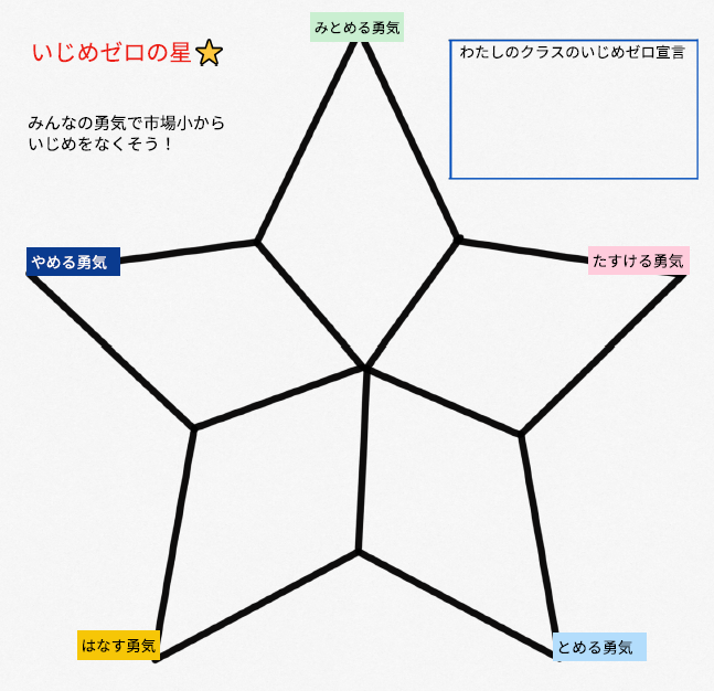 いじめゼロの星