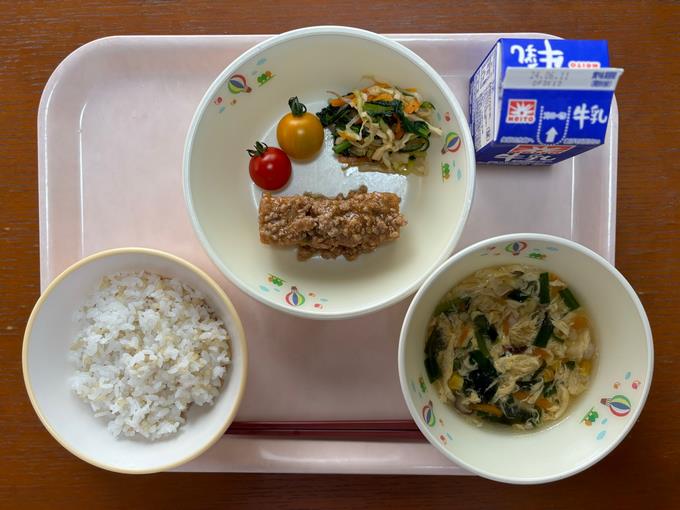 虫歯予防デー&ミニトマト