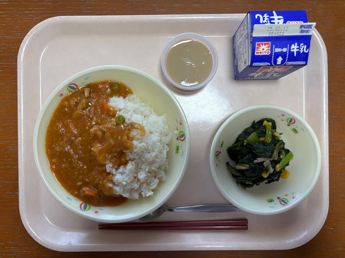 ほうれん草を食べて、たくましく!