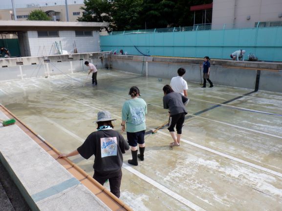 汚れを落として