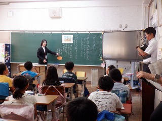 教育実習生の授業