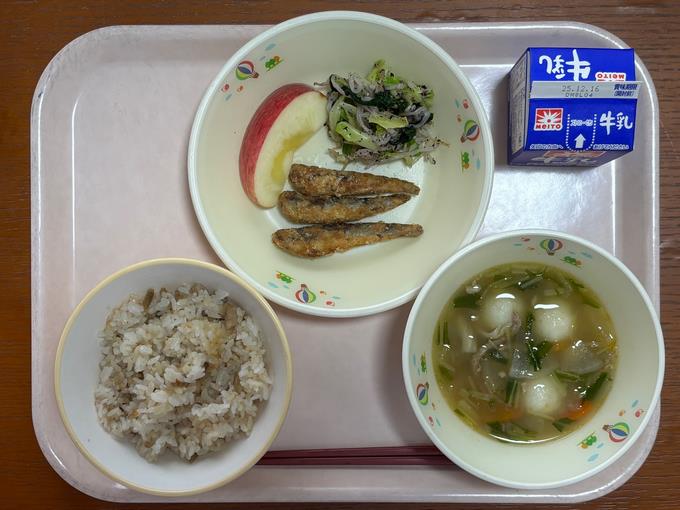 鶏飯　だまこもち