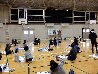 筆の動きをイメージして