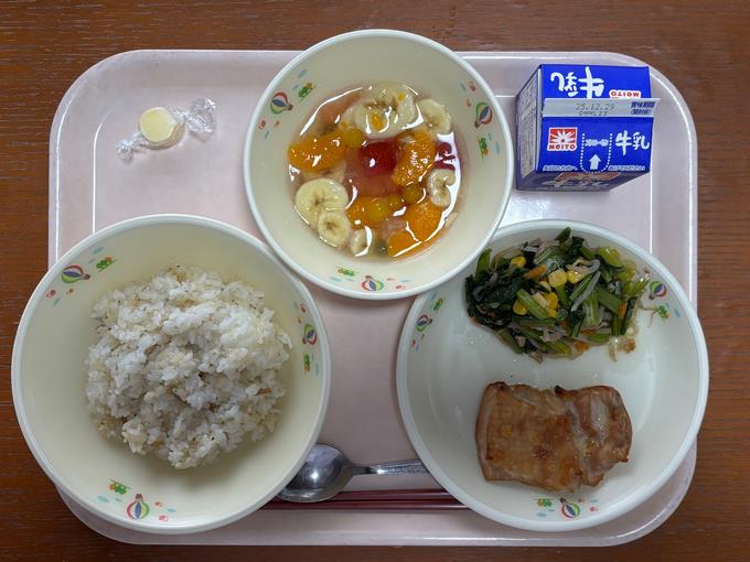 年内最後の給食です