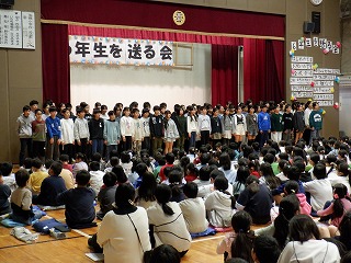 6年生からお礼の歌