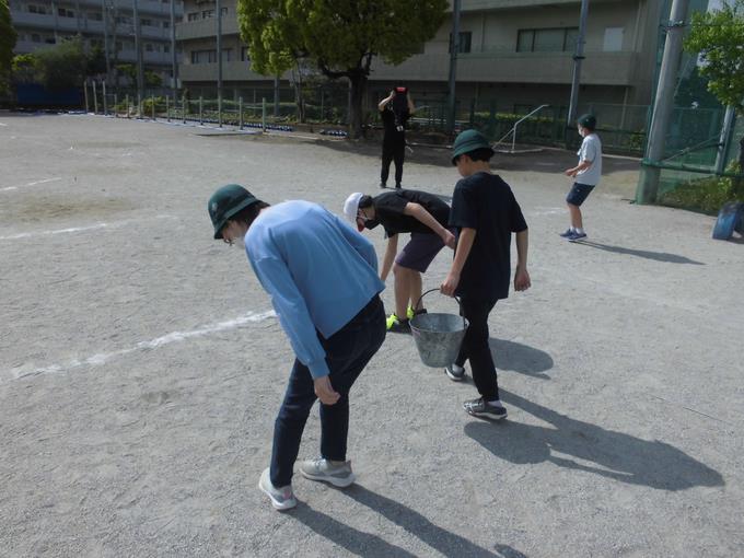 石は落ちてないかな