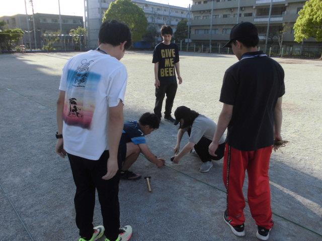 ロープ張り