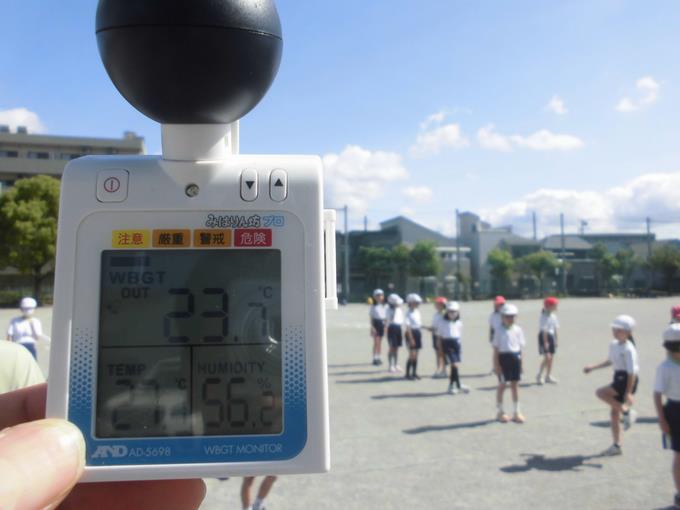 測定中