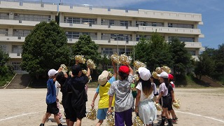 隊形移動もとてもじょうずになりました!