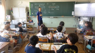 文章題を図に示すことにより、増減の流れをつかみます