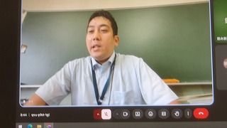 生徒指導主任の先生より、夏休みの過ごし方の話がありました