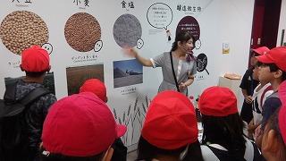 醤油ができるまでの複雑な工程をわかりやすい映像で学び、実際に工場内を見学