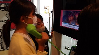 身近に火災があった場合に、消防署に通報するシュミレーション。落ち着いてできました