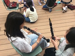 音楽体験の様子