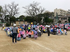 避難訓練の様子