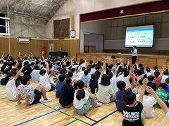 ネット安全教室の様子①