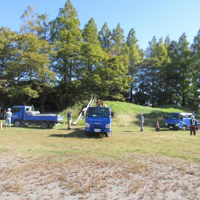 足場補修の工事