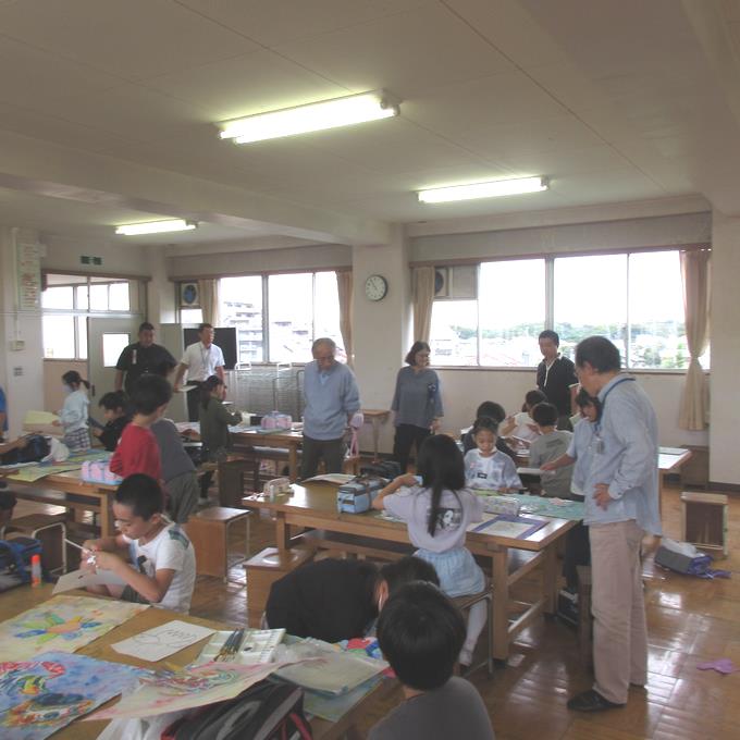 授業参観 3年図工