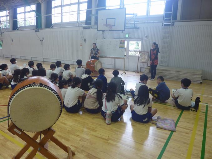 太鼓の仕組みについて学びました