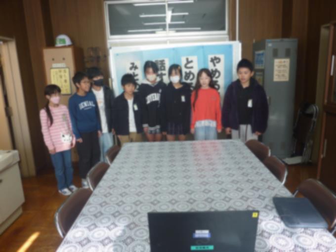 児童会メンバーが頑張っています