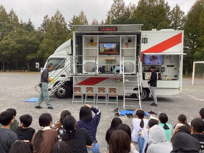 起震車体験