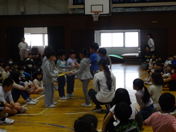 アサガオの種のプレゼント