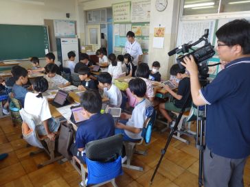 テレビの取材もありました