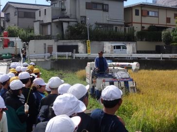 コンバインの威力に驚き！