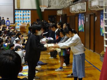 6年生からのプレゼント