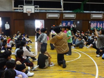 アサガオの種のプレゼント