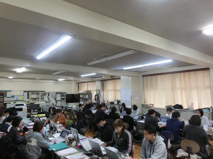 食に関する指導の研修会の様子