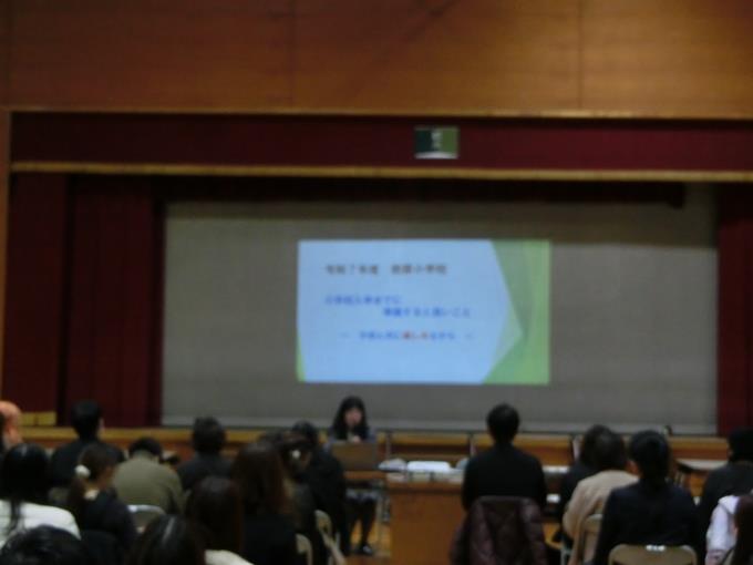 就学時健診の様子1